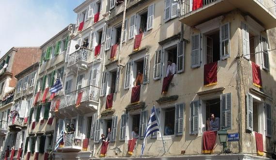 'easter @ corfu, greece/ the town's old section' - Corfù